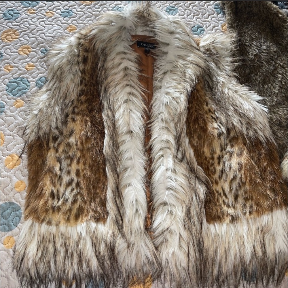 Faux fur vest